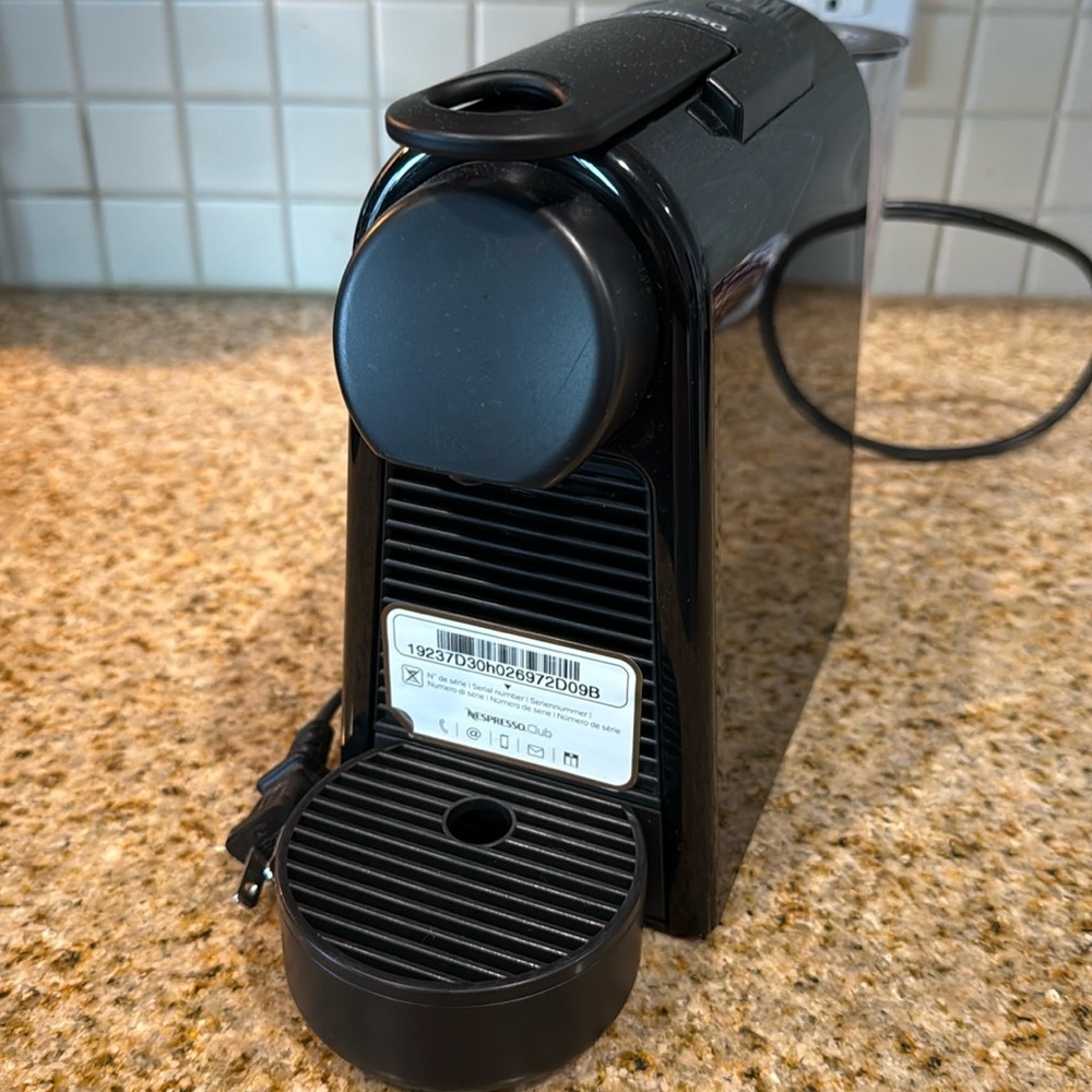 Nespresso Coffee Machine in Sleek Black